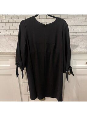 Ronni Nicole Dress Womens Size 14 Black 3/4 Sleeves Classic Designer